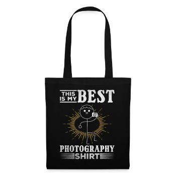 Photo: C’est mon meilleur - Sac en tissu - noir - Devant