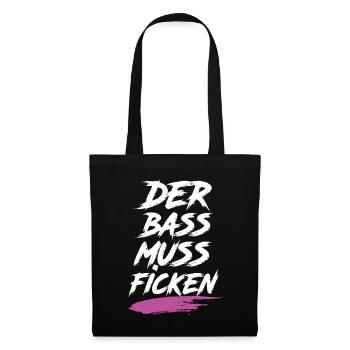 Der Bass Muss F***** Festival - Stoffbeutel - Schwarz - Vorne