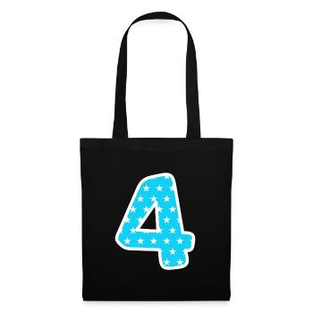 4 - Sac en tissu - noir - Devant