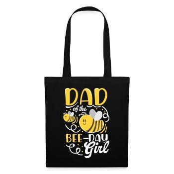 Father Bee Girl's Queen Bee Bee Day Girl - Tote Bag - black - Front