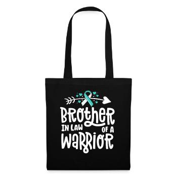 Brother-In-Law Of A Warrior Cervical Cancer - Tote Bag - black - Front
