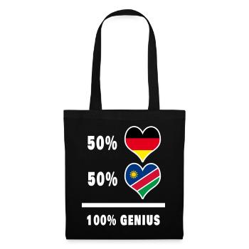 Germany and Namibia 100% Ingenious / Gift - Tote Bag - black - Front