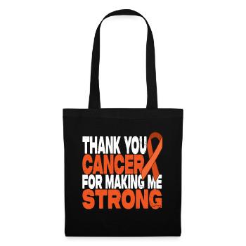Thank You Cancer For Making Me Strong - Tote Bag - black - Front