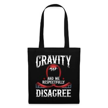 Montagnes russes Vintage Gravity et - Sac en tissu - noir - Devant
