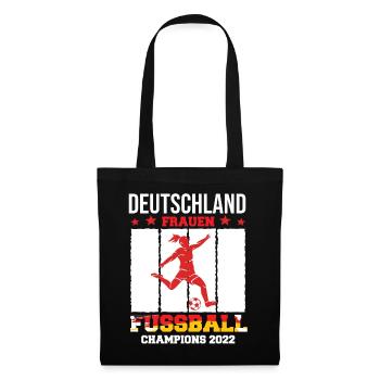 CHAMPIONNE D’ALLEMAGNE DE FOOTBALL FÉMININ 2022 - Sac en tissu - noir - Devant