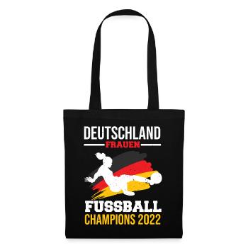 CHAMPIONNE D’ALLEMAGNE DE FOOTBALL FÉMININ 2022 - Sac en tissu - noir - Devant
