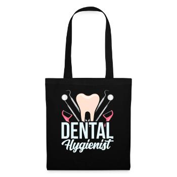 Hygiénistes dentaires Équipe d’hygiène dentaire Dentiste - Sac en tissu - noir - Devant
