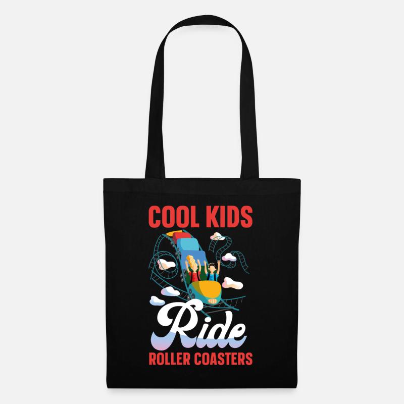 Roller Coaster Cool Kids Ride - Stoffbeutel - Schwarz