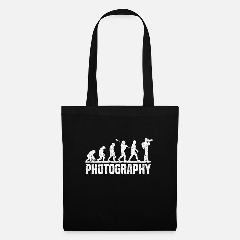 Fotografie Evolution Fotograf Evolution Foto - Stoffbeutel - Schwarz