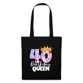 Il y a 40 ans, j’étais le 40 le plus rapide. - Sac en tissu - noir - Devant