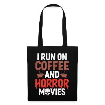 Horrorfilm Fan Horror Geschenk - Stoffbeutel - Schwarz - Vorne