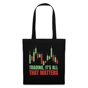 Trading, c’est tout ce qui compte 3 - Sac en tissu - noir - Devant
