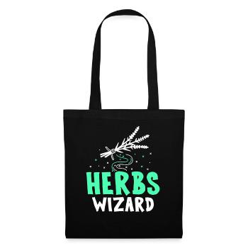 Herbs Magician Herb Herbology Herb Garden - Tote Bag - black - Front