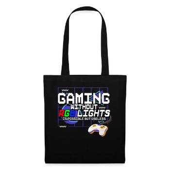 Zocken Gaming - Sac en tissu - noir - Devant