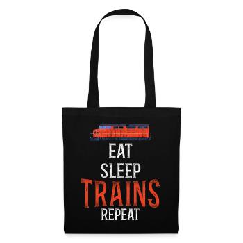 Freight Diesel Train Driver - Tote Bag - black - Front