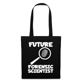 Futur enquêteur médico-légal Criminologie - Sac en tissu - noir - Devant