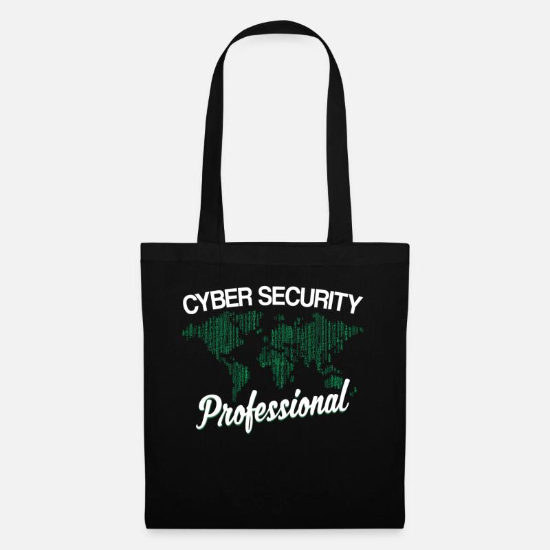 Spécialiste de la cybersécurité Hacker Cybersécurité - Sac en tissu - noir