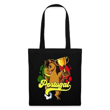 Portugal Football - Sac en tissu - noir - Devant
