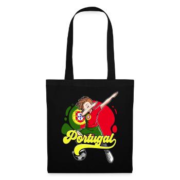 Portugal Football - Sac en tissu - noir - Devant