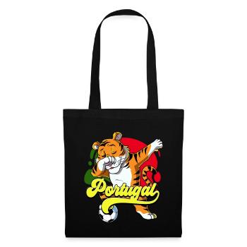 Portugal Football - Sac en tissu - noir - Devant