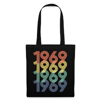 1969 Vintage 55e anniversaire hommes femmes 55 ans - Sac en tissu - noir - Devant