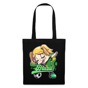 Brazil Football - Tote Bag - black - Front