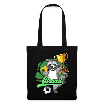 Brazil Football - Tote Bag - black - Front