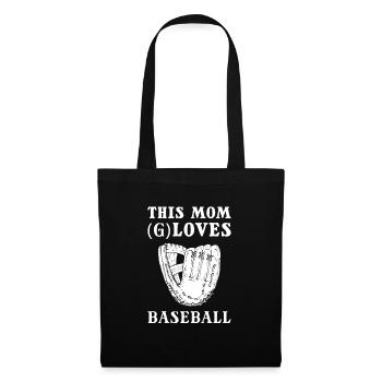 This Mom (G)Loves Baseball Softball - Tote Bag - black - Front