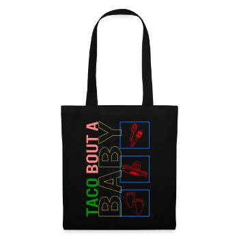 Cinco De Mayo Shirt, Taco Bout A Baby Foot - Tote Bag - black - Front