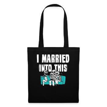 Je me suis marié dans cette famille Sweet - Sac en tissu - noir - Devant