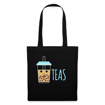 Boba Tea Boba Tea Partner Look - Tote Bag - black - Front