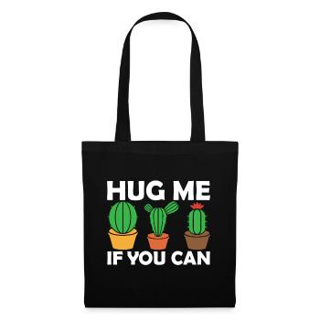 Embrassez-moi si vous le pouvez - Cactus - Sac en tissu - noir - Devant
