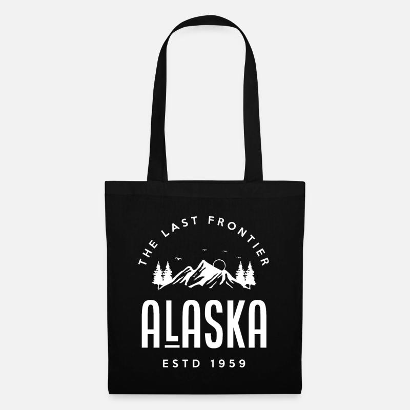 Alaska Berge - Stoffbeutel - Schwarz