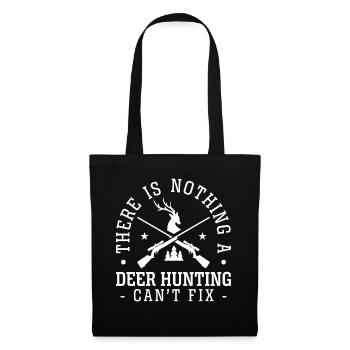 Buck Deer Hunting Hunter There Is - Tote Bag - black - Front