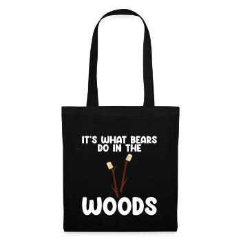 It's What Bears Do In The Woods 4 - Tote Bag - black - Front