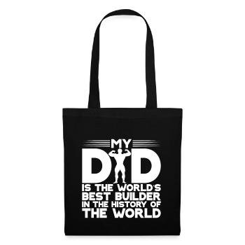 My Dad Is The World's Best Builder 1 - Tote Bag - black - Front