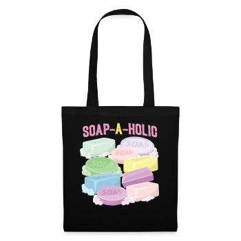 Soap Making Crafting Soap-A-Holic - Tote Bag - black - Front