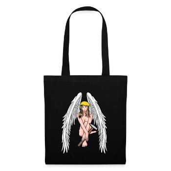 Guardian Angel Chantier de construction Hammer Casque Zone de travail - Sac en tissu - noir - Devant