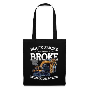 Excavators Excavator Driver Construction Worker Excavator Gift - Tote Bag - black - Front