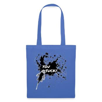 Vous sucez Pleco Keeper Sucker Fish Design - Sac en tissu - bleu pâle - Devant