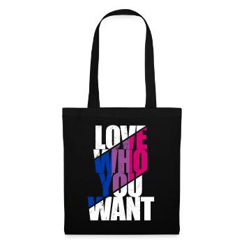 LGBT Rainbow Gay Pride Homo Lesbienne Gay - Sac en tissu - noir - Devant