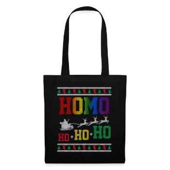 LGBT Rainbow Gay Pride Homo Lesbian Gay - Tote Bag - black - Front