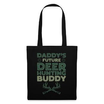 Buck Deer Hunting Hunter Kid - Tote Bag - black - Front