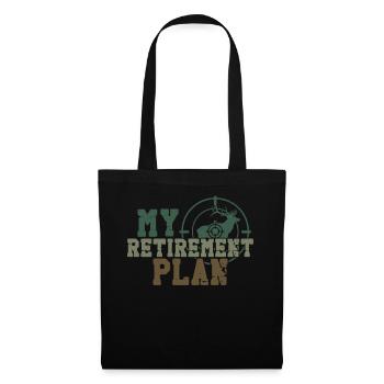 Chasseur de cerfs à la retraite - Sac en tissu - noir - Devant