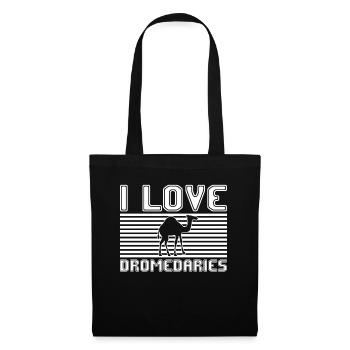 I love dromedaries - Tote Bag - black - Front