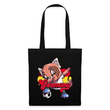 Allemagne Football - Sac en tissu - noir - Devant