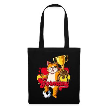 Allemagne Football - Sac en tissu - noir - Devant