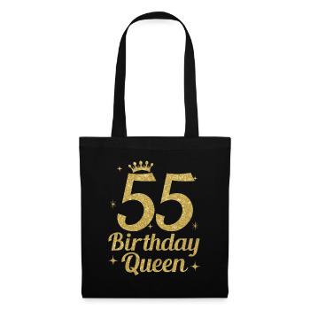 Birthday Queen 55 - Tote Bag - black - Front