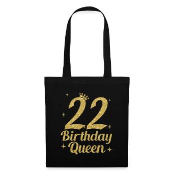 Birthday Queen 22 - Tote Bag - black - Front