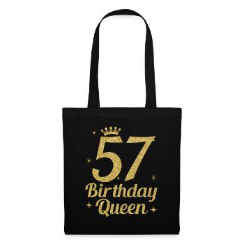 Birthday Queen 57 - Tote Bag - black - Front